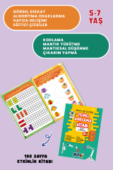 DİKKAT GELİŞTİREN TEMEL OKUMA YAZMAYA HAZIRLIK KİTABI- TEMEL KODLAMA KİTABI (5 YAŞ )
